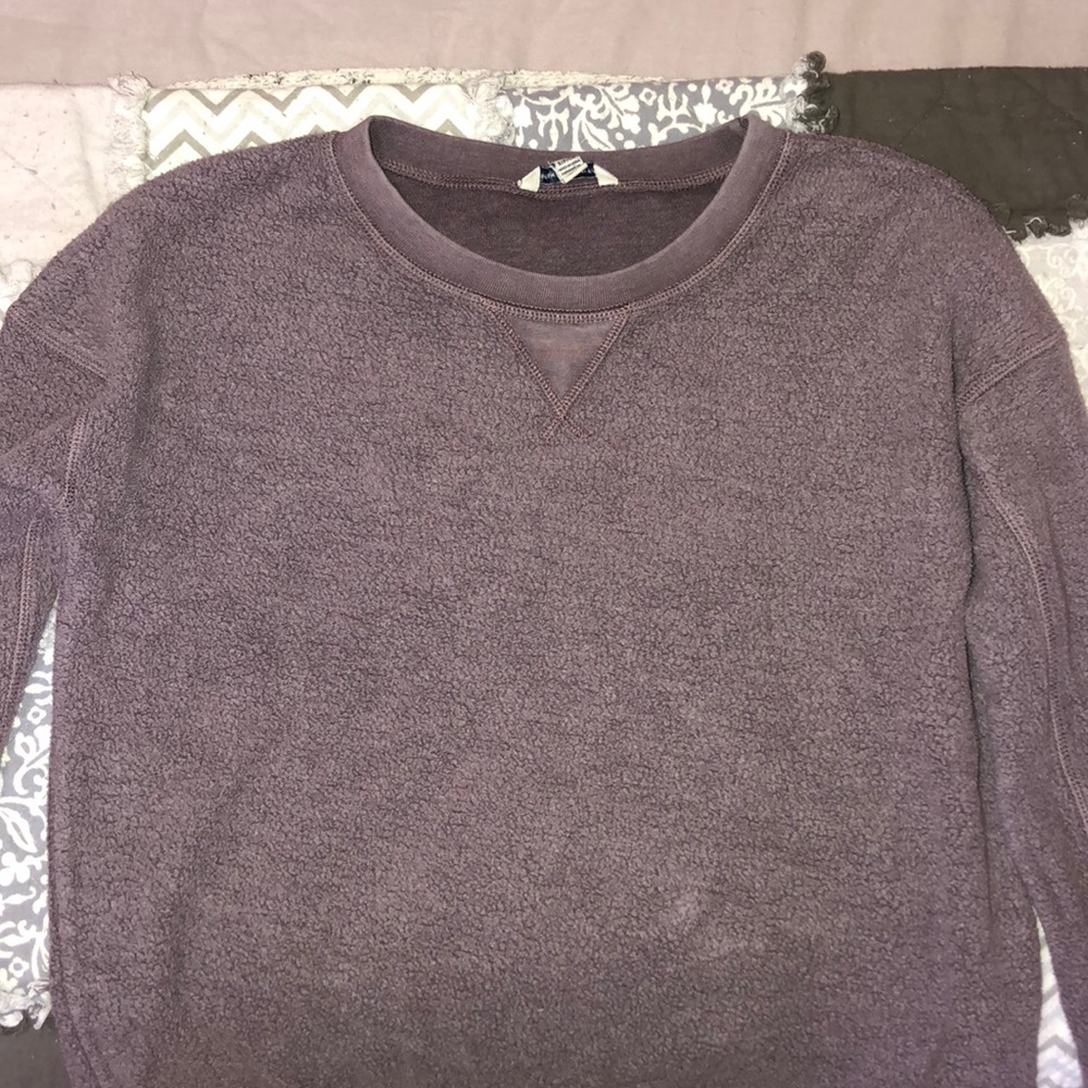 fuzzy sweater